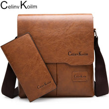 Load image into Gallery viewer, Celinv Koilm Man Messenger Bag 2 Set Men Leather Shoulder Bags Business Crossbody Casual Bag Famous Brand ZH1505/8068