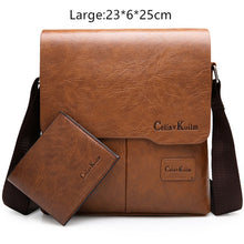 Load image into Gallery viewer, Celinv Koilm Man Messenger Bag 2 Set Men Leather Shoulder Bags Business Crossbody Casual Bag Famous Brand ZH1505/8068