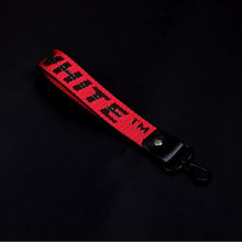 Load image into Gallery viewer, Lateefah Off White Ribbon Keychain Women Phone Case Wallet key chain Key Rings Key Holder Trendy Jewelry Accessories