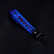 Load image into Gallery viewer, Lateefah Off White Ribbon Keychain Women Phone Case Wallet key chain Key Rings Key Holder Trendy Jewelry Accessories