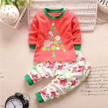 Load image into Gallery viewer, Autumn Winter 2020 Baby Boy Girls Clothes Cotton Girl Clothing Sets Cartoon Long-sleeved T-shirt+Pants Infant Clothes 2pcs Suit