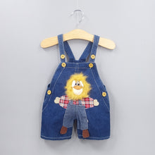 Load image into Gallery viewer, 1 2 3T Baby Clothing Boys Girls Jeans Overalls Shorts Toddler Infant Denim Rompers Cute Cartoon Bebe Pants Summer Bib Clothes