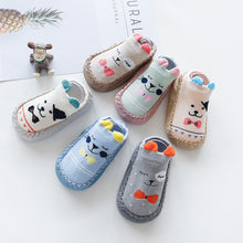 Load image into Gallery viewer, 2020 New born Baby Socks With Rubber Soles Infant Baby Girls Boys Shoes Spring Autumn Baby Floor Socks Anti Slip Soft Sole Sock