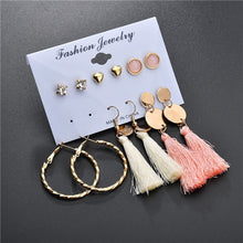 Load image into Gallery viewer, Gold Stud Earring Set 29 Styles Rhinestone imitation Pearl Earrings For Women