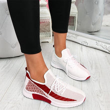 Load image into Gallery viewer, 2020 Women Vulcanized Woman Mesh Sneakers Female Lace Up Shoes Women's Round Toe Low Heels Ladies Comfortable Casual Footwear