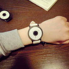 Load image into Gallery viewer, Hot Simple Fashion Korean Lovers Couple Quartz Watch Leather Clock Men Women Wristwatches Personality Student Watches Casua TC21