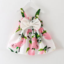 Load image into Gallery viewer, 2018 New Summer Dress Children's Clothing Girls Denim Stitching Baby Girl Dresses Party Wedding Children's Mesh Princess Dress