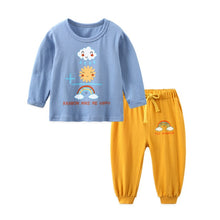 Load image into Gallery viewer, Autumn Winter 2020 Baby Boy Girls Clothes Cotton Girl Clothing Sets Cartoon Long-sleeved T-shirt+Pants Infant Clothes 2pcs Suit