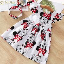 Load image into Gallery viewer, 2018 New Summer Dress Children's Clothing Girls Denim Stitching Baby Girl Dresses Party Wedding Children's Mesh Princess Dress