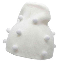 Load image into Gallery viewer, Big Bows Knitted Baby Girl Hat Cap Autumn Winter Warm Kids baby winter Hat Solid Color Baby Beanie Bonnet enfant Child Muts