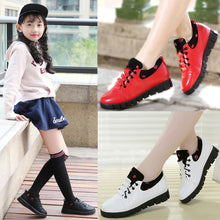 Load image into Gallery viewer, Girls' Leather Shoes 2020 Spring New Model Leather Children shoes for autumn Female zhong da tong Princess Girl's Nude Shoes