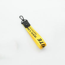 Load image into Gallery viewer, Lateefah Off White Ribbon Keychain Women Phone Case Wallet key chain Key Rings Key Holder Trendy Jewelry Accessories