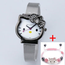 Load image into Gallery viewer, High Quality Cartoon Cute Mesh Stainless Steel Band Quartz Watch Children Kids Girls Boys Casual Bracelet Wristwatch Relogio