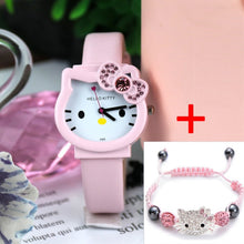 Load image into Gallery viewer, High Quality Cartoon Cute Mesh Stainless Steel Band Quartz Watch Children Kids Girls Boys Casual Bracelet Wristwatch Relogio
