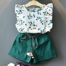 Load image into Gallery viewer, Bear Leader Girls Clothing Sets New Summer Sleeveless T-shirt+Print Bow Skirt 2Pcs for Kids Clothing Sets Baby Clothes Outfits