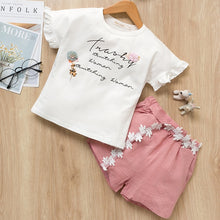 Load image into Gallery viewer, Bear Leader Girls Clothing Sets New Summer Sleeveless T-shirt+Print Bow Skirt 2Pcs for Kids Clothing Sets Baby Clothes Outfits