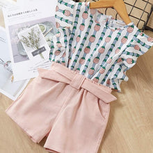 Load image into Gallery viewer, Bear Leader Girls Clothing Sets New Summer Sleeveless T-shirt+Print Bow Skirt 2Pcs for Kids Clothing Sets Baby Clothes Outfits