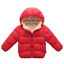 Load image into Gallery viewer, Kids Girls Jacket 2020 Autumn Winter Jacket For Girls Coat Baby Warm Hooded Outerwear Coat Girls Clothing Children Down Parkas