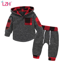 Load image into Gallery viewer, LZH Newborn Baby Clothes 2020 Autumn Winter Baby Boys Clothes Hoodies+Pant 2pcs Outfit Suit Costume Infant Clothing For Baby Set