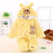 Load image into Gallery viewer, Baby clothing Boy girls Clothes Cotton Newborn toddler rompers cute Infant bear new born winter Hoodie romper 0-18M