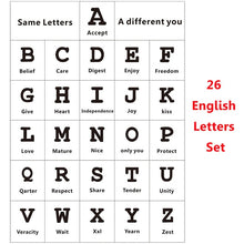 Load image into Gallery viewer, INALIS 5A Cubic Zirconia Alphabet Earrings For Women Platinum Color Stud Earrings 26 Geometric English Letters Fashion Jewelry