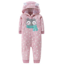 Load image into Gallery viewer, 2020 Newborn Baby Winter Hoodie Clothes boys Baby clothing Girl 9m-24m Boy Jumpsuit christmas baby Romper warm clothing for kids