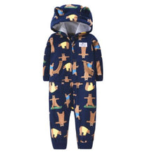 Load image into Gallery viewer, 2020 Newborn Baby Winter Hoodie Clothes boys Baby clothing Girl 9m-24m Boy Jumpsuit christmas baby Romper warm clothing for kids