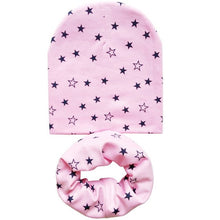 Load image into Gallery viewer, New Autumn Winter Baby Girls Hat Kids Boys Cap Cotton Toddlers Beanie Children Hat Scarf Collars,gorros infantiles invierno