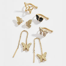 Load image into Gallery viewer, 5 Pair/set 2020 Brincos Female Rhinestone Huggie Earrings Set Amazing Price Gold Small Stud Earring for Women Fashion Jewelry