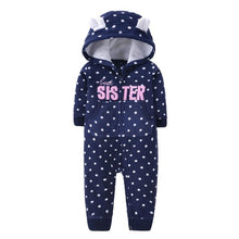 Load image into Gallery viewer, 2020 Newborn Baby Winter Hoodie Clothes boys Baby clothing Girl 9m-24m Boy Jumpsuit christmas baby Romper warm clothing for kids