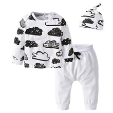 Load image into Gallery viewer, Newborn Baby Boys Girls Clothes Daddy/Mummy Letter 3Pcs Outfits Set Long Sleeve T-shirt+Pants Infant Toddler Clothing Suit
