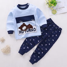 Load image into Gallery viewer, 2019 Autumn New Baby Clothing Set Cartoon Cotton Baby Boys Clothing Girls Suit Set 0-3 Year Baby Clothes