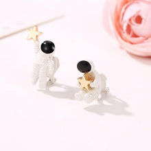 Load image into Gallery viewer, Fashion Korean Rhinestone Earrings Jewelry Crown Geometric Round Stud Earrings For Women Charm Flower Star Moon Earring Jewelry