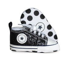 Load image into Gallery viewer, Baby Shoes Boy Girl Star Solid Sneaker Cotton Soft Anti-Slip Sole Newborn Infant First Walkers Toddler Casual Canvas Crib Shoes