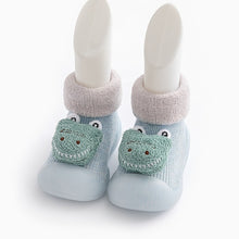 Load image into Gallery viewer, baby sock shoes for winter thick cotton animal styles cute baby floor shoes anti-slip first walkers 0-3 years