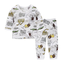 Load image into Gallery viewer, Cute Children's Autumn Pajamas Clothing Set Cartoon Boys & Girls Sleepwear Suits Kids Long Sleeves Top + Pants Baby Home Clothes