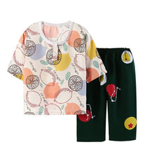 Load image into Gallery viewer, Cute Children's Autumn Pajamas Clothing Set Cartoon Boys & Girls Sleepwear Suits Kids Long Sleeves Top + Pants Baby Home Clothes
