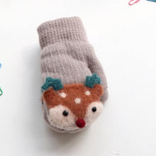 Load image into Gallery viewer, Baby New Cute Deer Gloves with Sound Winter Knit Wool Newborn Mittens Velvet Thick Children Kids Keep Finger Warm 0-4 Years Old