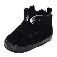 Load image into Gallery viewer, 1 Pair Autumn Baby Shoes Kids Boy Girl Fox Head Lace Cotton Cloth First Walker Anti-slip Soft Sole BabyToddler Shoes Sneakers