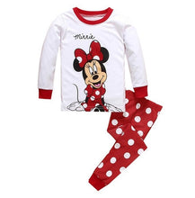 Load image into Gallery viewer, Autumn Children's Clothing Sets Sleepwear Clothes Kids Mickey Collection Pajamas Set Baby Girls Pijamas Minnie Pyjamas