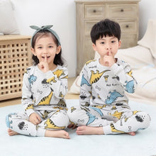 Load image into Gallery viewer, Baby Kids Pajamas Sets Cotton Boys Sleepwear Suit Autumn Girls Pajamas Long Sleeve Pijamas Tops+Pants 2pcs Children Clothing