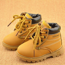 Charger l'image dans la galerie, 2020 Winter Children's Boots Girls Boys Plush Martin Boots Casual Warm Ankle Shoes Kids Fashion Sneakers Baby Snow Boots