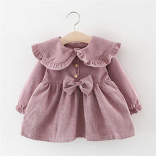 Load image into Gallery viewer, Melario Newborn Baby Girl Dress Autumn Princess Dresses for Kids Dress Cartoon Baby Dress With Bag Infant Clothing Toddler Dress
