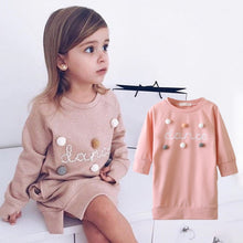 Load image into Gallery viewer, Bear Leader Girls Dress New Brand Baby Girls Blouse Rabbit Ears Hooded Ruched Long Sleeve Children Clothing Dress Girls Clothes