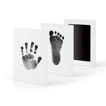 Load image into Gallery viewer, Baby Footprints Handprint Ink Pads Safe Non-toxic Ink Pads Kits for Baby Shower Baby Paw Print Pad Foot Print Pad Inkless