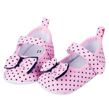 Load image into Gallery viewer, Emmababy Infant Baby Girl Shoes Bowknot Anti-Slip Soft Sole Hook First Walkers Toddler Infant Baby Girl Kids Shoes 0-18M 3 Color