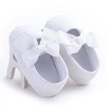 Load image into Gallery viewer, Emmababy Infant Baby Girl Shoes Bowknot Anti-Slip Soft Sole Hook First Walkers Toddler Infant Baby Girl Kids Shoes 0-18M 3 Color