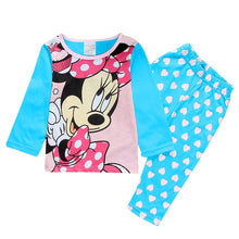 Load image into Gallery viewer, Autumn Children's Clothing Sets Sleepwear Clothes Kids Mickey Collection Pajamas Set Baby Girls Pijamas Minnie Pyjamas