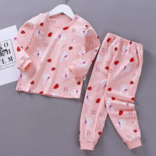 Load image into Gallery viewer, Autumn Pajamas For Children Long Sleeve Cotton Blend Suit Cartoon Animal Clothing Baby Pyjamas Set Sleepwear Free Octopus Dolls
