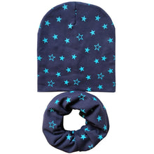 Load image into Gallery viewer, Baby Hat Infant Caps Cotton Scarf Baby Beanies Love Heart Print Spring Autumn Children Hat Scarf Set Baby Girls Hats Photo Props